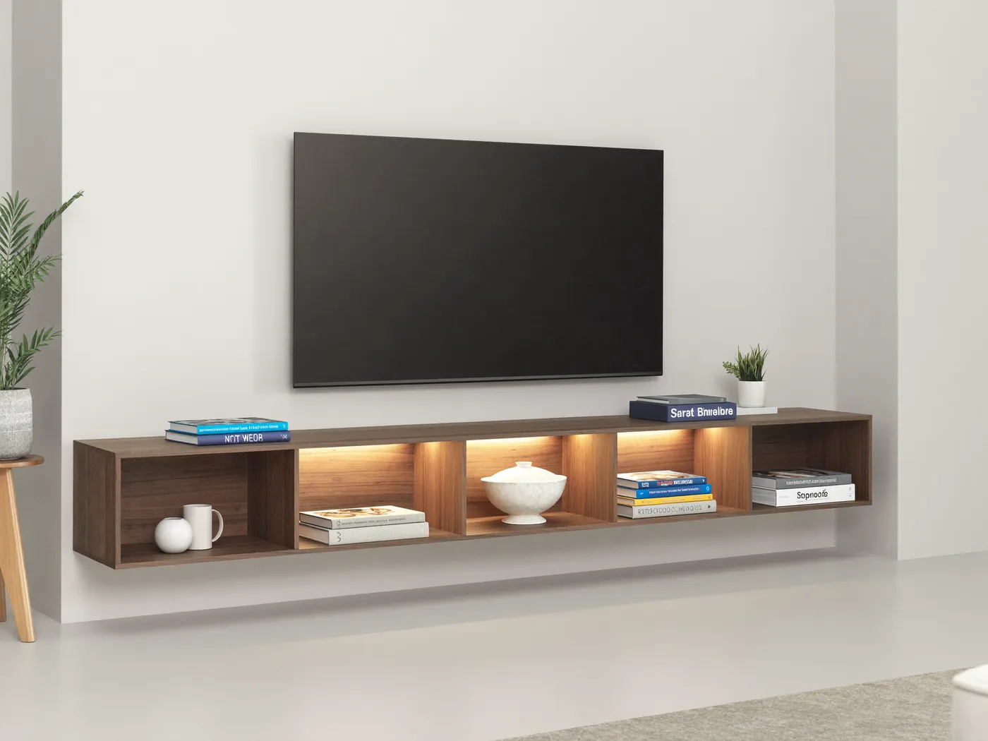 Moderna TV komoda i TV police